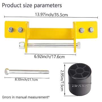 KitchenKipper Mower Deck Front Hanger Bracket Repair Kit for John Deere 48" & 54" Lawn Mower Deck, F...