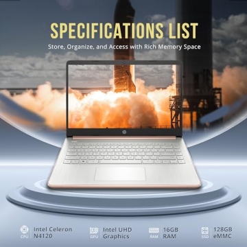 Affordable HP Stream 14" Laptop - 16GB RAM, 256GB Storage