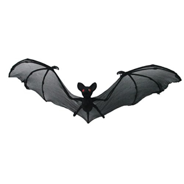 Prextex Halloween Spooky Bats Set of 3 for Indoor and Outdoor Decor