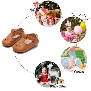 Soft Sole Brown Baby Walking Shoes for Infants
