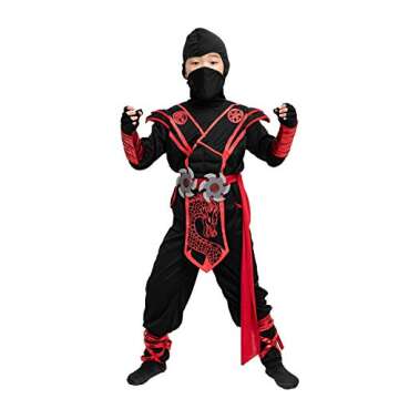 Spooktacular Ninja Costume for Kids Halloween Fun