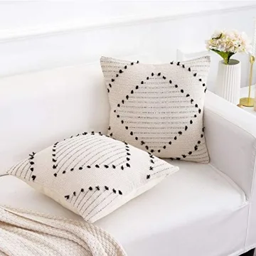 famibay Boho Pillow Covers Set of 2 for Home Decor