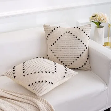 famibay Boho Pillow Covers Set of 2 for Home Decor