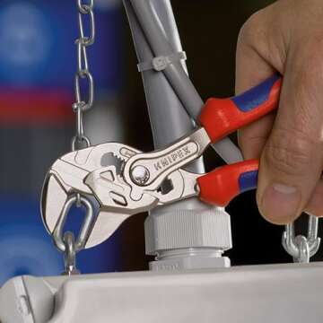 Knipex - 8605150 6" Mini Pliers Wrench, Ergonomic Grip