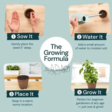 Nature's Blossom Herb Garden Kit for Indoor Growing