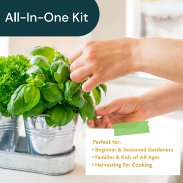 Nature's Blossom Herb Garden Kit for Indoor Growing