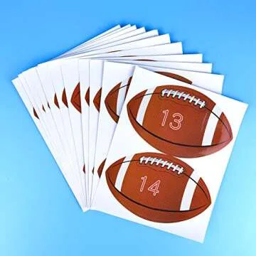 FEPITO Pin The Football Game for Kids Unique Party Fun