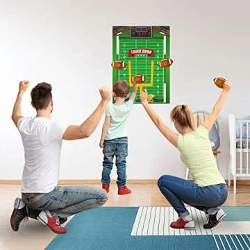 FEPITO Pin The Football Game for Kids Unique Party Fun