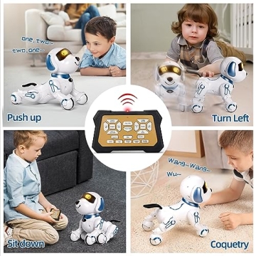 Aiqi Remote Control Robot Dog Toy for Kids - Interactive Fun