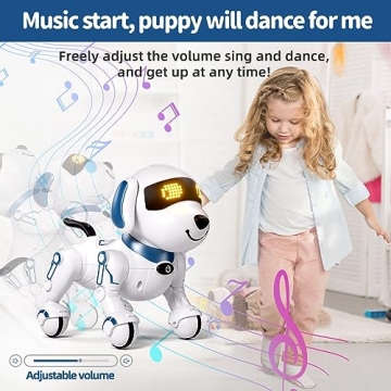 Aiqi Remote Control Robot Dog Toy for Kids - Interactive Fun