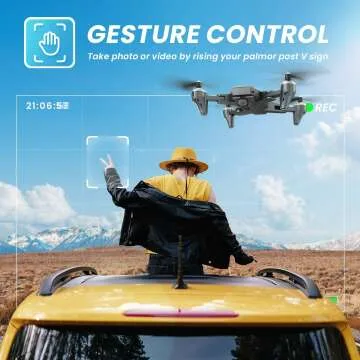 2K HD Camera Drone with Live Video & 2 Batteries