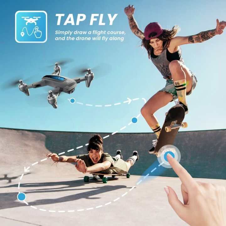 2K HD Camera Drone with Live Video & 2 Batteries