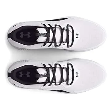 Under Armour Men's Charged Draw 2 Spikeless Cleat, (100) White/Black/Black, 10.5, US