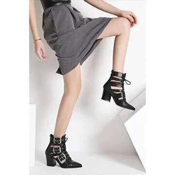 MACKIN J 546-2 Women's Chic Pointed Toe Ankle Boots