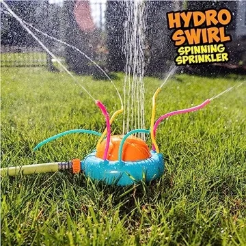 Hydro Twirl Outdoor Sprinkler Toy for Kids and Pets Fun
