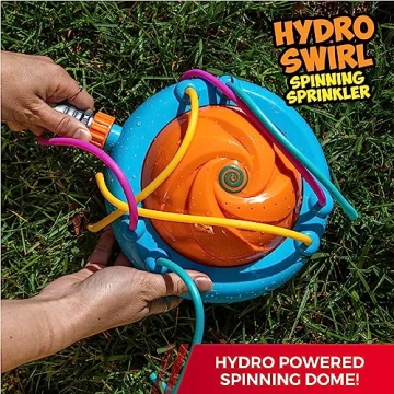 Hydro Twirl Outdoor Sprinkler Toy for Kids and Pets Fun