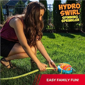 Hydro Twirl Outdoor Sprinkler Toy for Kids and Pets Fun
