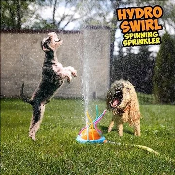 Hydro Twirl Outdoor Sprinkler Toy for Kids and Pets Fun