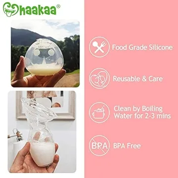 Haakaa Ladybug Breast Collector & Pump Combo for Nursing Moms