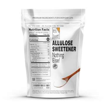 It's Just - Allulose Sugar Substitute | Keto-Friendly Sweetener, Non-Glycemic (32oz)