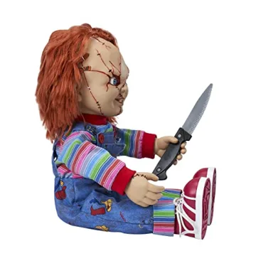 Spirit Halloween 2 Ft Talking Chucky Doll - Scary Fun!