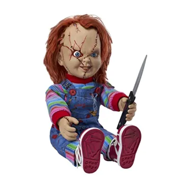Spirit Halloween 2 Ft Talking Chucky Doll - Scary Fun!