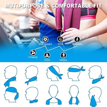 Ailawuu Cooling Towels 6-Pack for Outdoor Activities