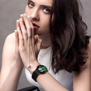 2 Pack Nylon Loop Band for Samsung Galaxy Watch 7 FE 6 5 4 Band 40mm 44mm/Galaxy Watch 6 Classic Bands 47mm 43mm/Galaxy Watch 5 Pro 45mm/Watch 4 Classic Bands 46mm 42mm, 20mm One Click Nylon Band