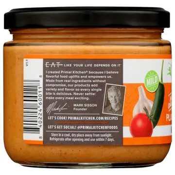 Primal Kitchen No Dairy Queso - Vegan and Gluten-Free Snacking