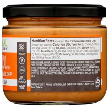 Primal Kitchen No Dairy Queso - Vegan and Gluten-Free Snacking