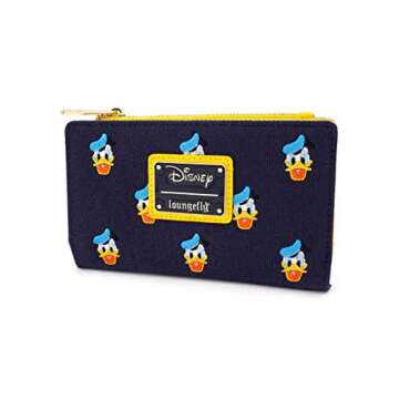Loungefly Disney Donald Duck Canvas Zip Wallet