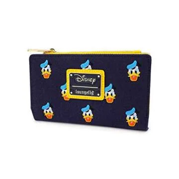 Loungefly Disney Donald Duck Canvas Zip Wallet