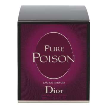 Dior Christian Pure Poison Eau de Parfum Spray, 3.4 Ounce, floral fragrance, Multicolor