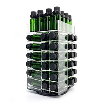 Essential Oil Storage Rack Rotating Organizer for 64 Bottles
