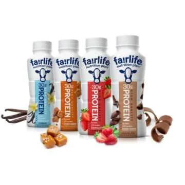 Fair Life Nutrition Plan High Protein Shake Assorted Variety Pack Sampler - 11.5 Fl Oz (8 Pack) In Sanisco Packaging