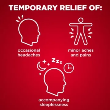 Amazon Basic Care Acetaminophen PM Caplets for Restful Sleep