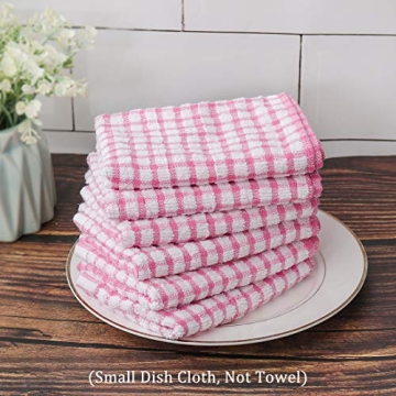 uxcell Absorbent Cotton Terry Kitchen Dish Cloths 15x10.5