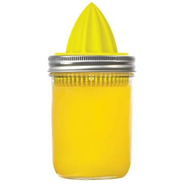 Jarware Citrus Juicer Lid for Wide Mouth Mason Jars