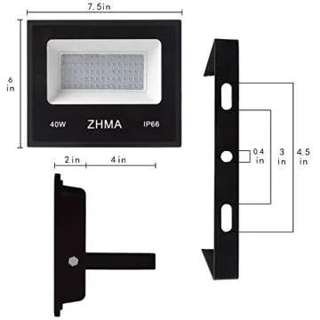 Blacklight, ZHMA LED 40W Black Light Flood Light IP66-Waterproof, Black Lights for Glow Party, Halloween, Glow in The Dark, Fluorescent Poster, Body Paint, Neon Glow(2 Pack)