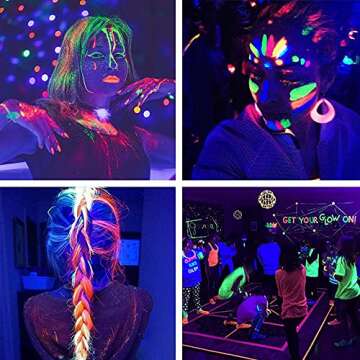 Blacklight, ZHMA LED 40W Black Light Flood Light IP66-Waterproof, Black Lights for Glow Party, Halloween, Glow in The Dark, Fluorescent Poster, Body Paint, Neon Glow(2 Pack)