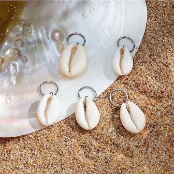 Seashell Hair Charms for Chic Summer Styles and Gifts