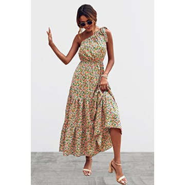 PRETTYGARDEN Women's Summer Floral Maxi Dress for Weddings