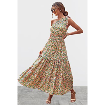 PRETTYGARDEN Women's Summer Floral Maxi Dress for Weddings