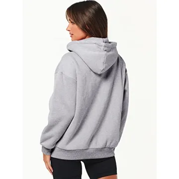Stylish ANRABESS Zip Up Hoodie for Women - Cozy & Chic