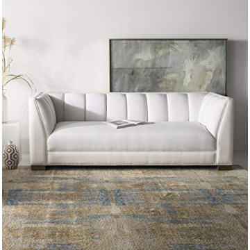 Safavieh Couture Beverly Modern White Sofa for Stylish Homes