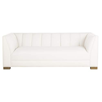 Safavieh Couture Beverly Modern White Sofa for Stylish Homes