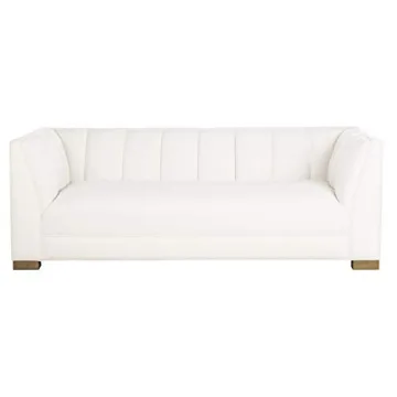 Safavieh Couture Beverly Modern White Sofa for Stylish Homes