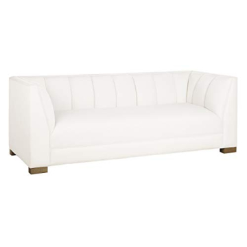 Safavieh Couture Beverly Modern White Sofa for Stylish Homes