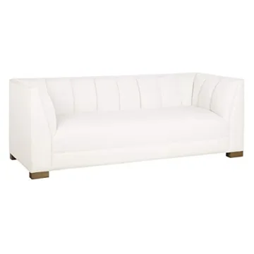 Safavieh Couture Beverly Modern White Sofa for Stylish Homes