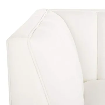 Safavieh Couture Beverly Modern White Sofa for Stylish Homes